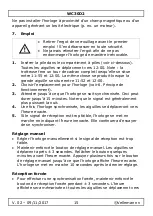 Preview for 15 page of Velleman WC30D2 User Manual