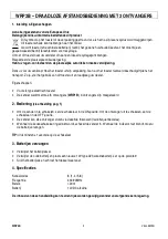Предварительный просмотр 2 страницы Velleman WRP3B Quick Start Manual