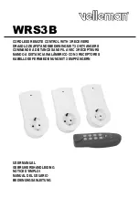 Предварительный просмотр 1 страницы Velleman WRS3B User Manual