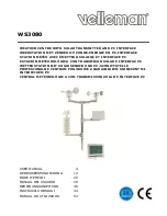 Velleman WS3080 User Manual preview