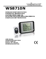 Velleman ws8710n User Manual предпросмотр