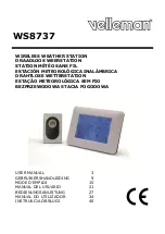 Preview for 1 page of Velleman WS8737 User Manual