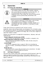 Preview for 5 page of Velleman WS8818 User Manual