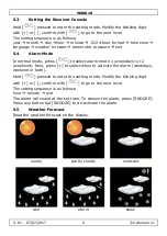 Предварительный просмотр 6 страницы Velleman WS8818 User Manual