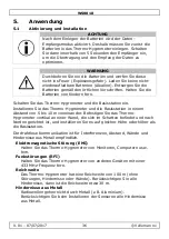 Preview for 36 page of Velleman WS8818 User Manual