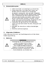 Preview for 13 page of Velleman XMCL22 User Manual