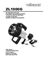 Preview for 1 page of Velleman ZL1000G User Manual