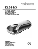 Предварительный просмотр 1 страницы Velleman ZL388/3 User Manual