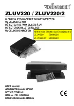 Предварительный просмотр 1 страницы Velleman ZLUV220 User Manual