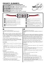 Preview for 1 page of VelLight CHLSC3 Installation Instructions