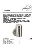 Предварительный просмотр 1 страницы VelLight LEDA201 User Manual