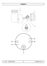 Предварительный просмотр 2 страницы VelLight LEDA201 User Manual