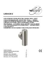 Preview for 1 page of VelLight LEDA202 User Manual