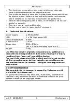 Preview for 6 page of VelLight LEDA202 User Manual