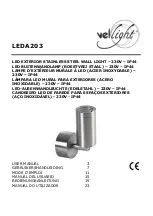 Предварительный просмотр 1 страницы VelLight LEDA203 User Manual