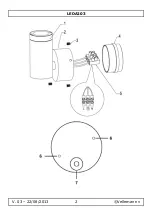 Предварительный просмотр 2 страницы VelLight LEDA203 User Manual