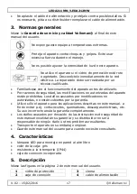 Preview for 17 page of VelLight LEDA211NW User Manual