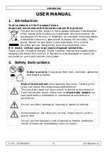 Предварительный просмотр 6 страницы VelLight LEDA54CW User Manual