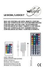 Предварительный просмотр 1 страницы VelLight LEDC06 User Manual