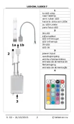 Предварительный просмотр 2 страницы VelLight LEDC06 User Manual