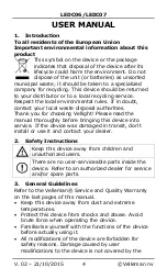 Предварительный просмотр 4 страницы VelLight LEDC06 User Manual