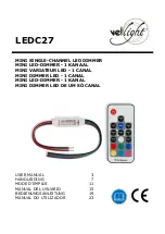 Предварительный просмотр 1 страницы VelLight LEDC27 User Manual