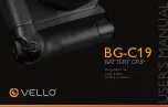 Vello BG-C19 Quick User Manual preview