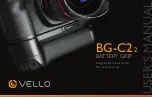 Vello BG-C2.2 User Manual preview