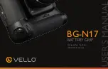 Preview for 1 page of Vello BG-N17 Quick Start Manual