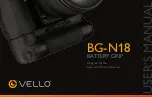 Vello BG-N18 Manual preview