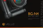 Preview for 1 page of Vello BG-N4 User Manual