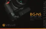 Preview for 1 page of Vello BG-N5 User Manual
