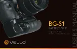 Vello BG-S1 Manual предпросмотр