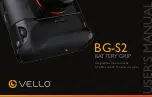 Preview for 1 page of Vello BG-S2 User Manual