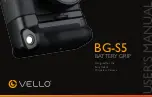 Preview for 1 page of Vello BG-S5 Manual