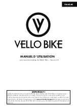 Preview for 1 page of Vello Bike Instruction Manual