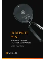 Предварительный просмотр 1 страницы Vello IR Remote Mini User Manual