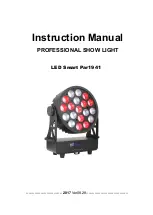 Предварительный просмотр 1 страницы Vello LED Smart Par1941 Instruction Manual