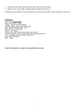 Предварительный просмотр 8 страницы Vello Retro Storm FG740 Instruction Manual