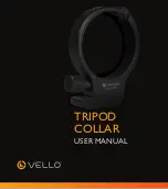 Vello tripod collar User Manual предпросмотр