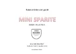 Velo Machine Mini Sparite User Manual preview