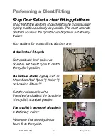 Preview for 4 page of VeloBene Bicycle Products CleatMaster SPD Fittings Manual