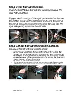 Preview for 6 page of VeloBene Bicycle Products CleatMaster SPD Fittings Manual