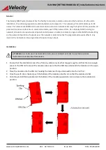 Veloci VL-NWM Installation Instructions Manual preview