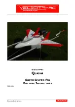 Preview for 1 page of VELOCITY-RC QUASAR Building Instructions