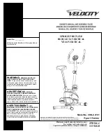 Velocity CHB-U2101 Owner'S Manual And Assembly Manual preview