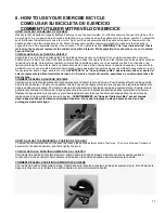 Предварительный просмотр 11 страницы Velocity CHB-U2101 Owner'S Manual And Assembly Manual