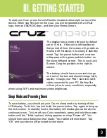 Preview for 9 page of Velocity cruz PS47 Official User Manual