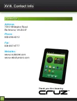 Preview for 30 page of Velocity CRUZ T301 User Manual