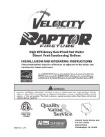 Velocity Raptor RPTR155 Installation And Operating Instructions Manual preview